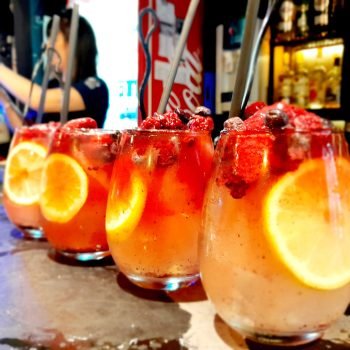 Limonada frutos rojos