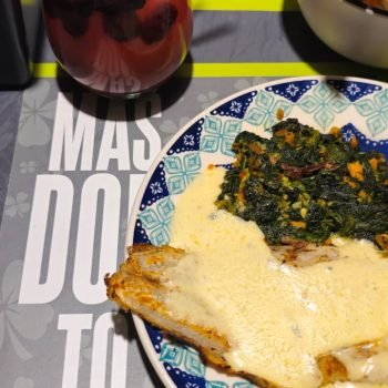 lenguado al roquefort